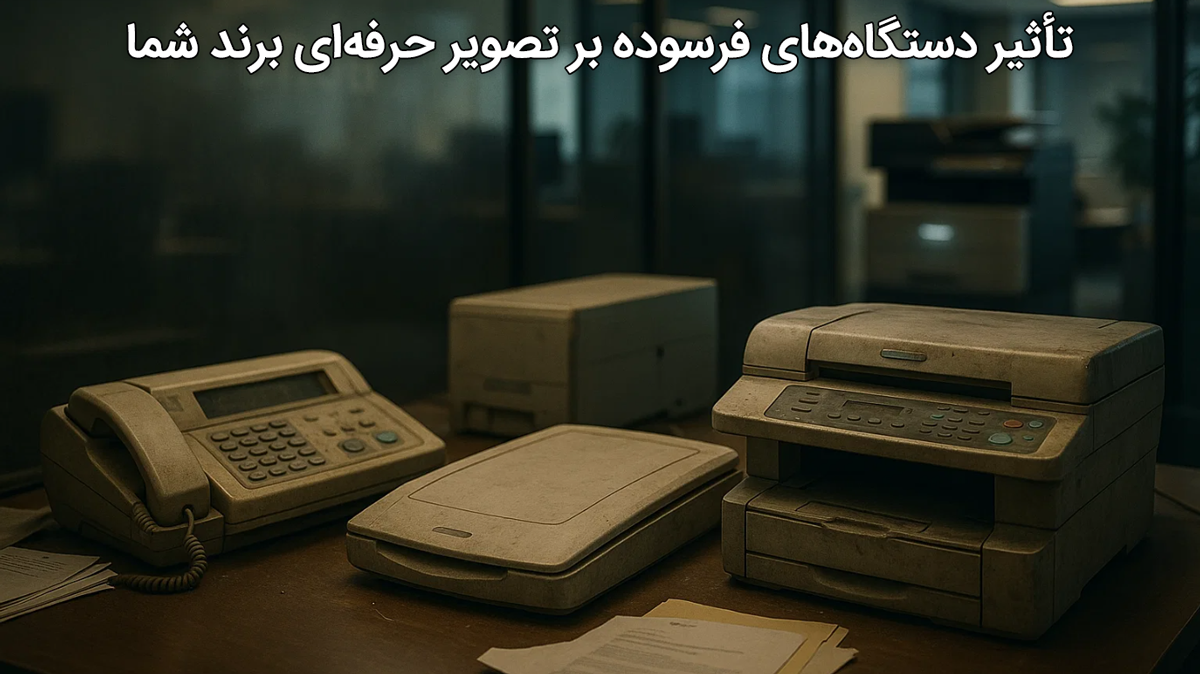 تأثیر دستگاه‌های فرسوده بر تصویر حرفه‌ای برند شما