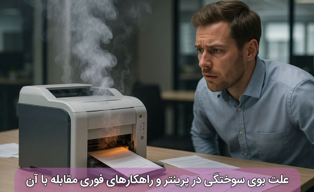 علت بوی سوختگی در پرینتر و راهکارهای فوری مقابله با آن