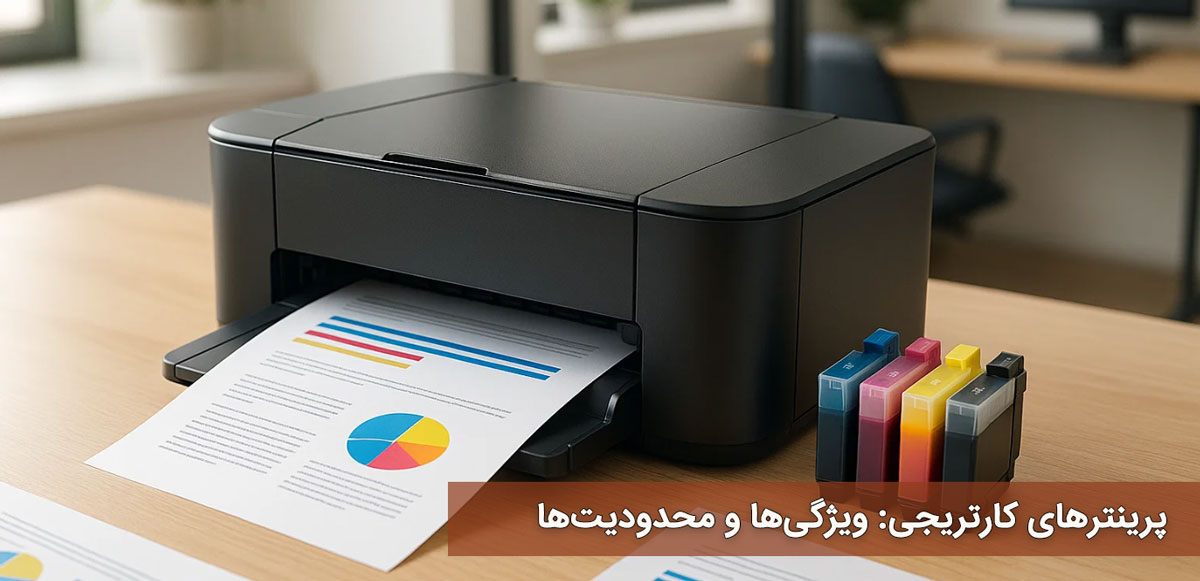 پرینترهای کارتریجی: ویژگیها و محدودیتها