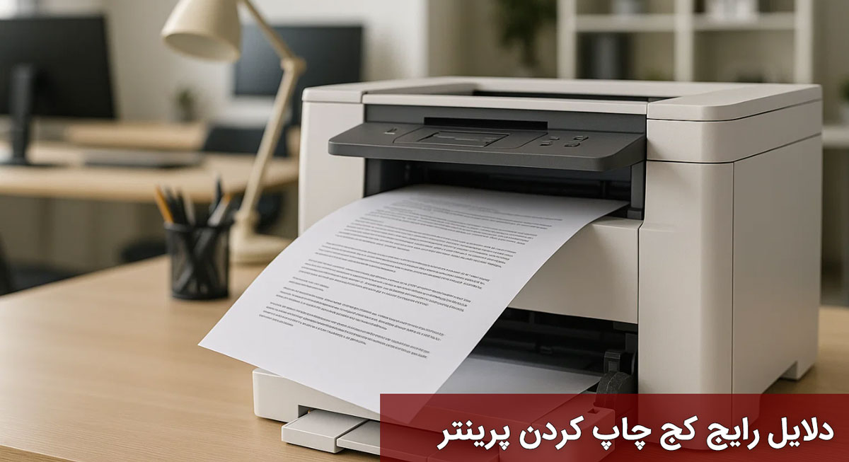 دلایل رایج کج چاپ کردن پرینتر