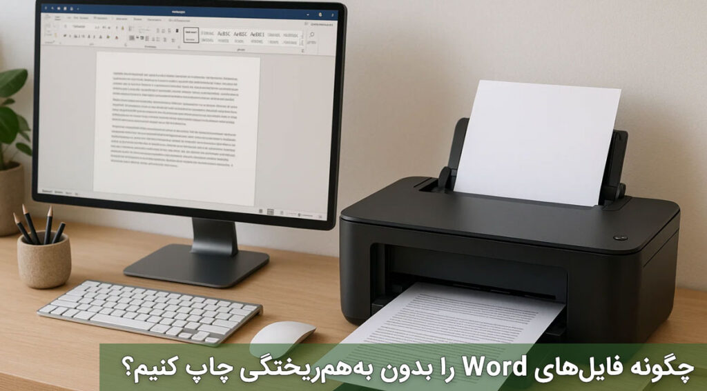 چگونه فایل‌های Word را بدون به‌هم‌ریختگی چاپ کنیم؟