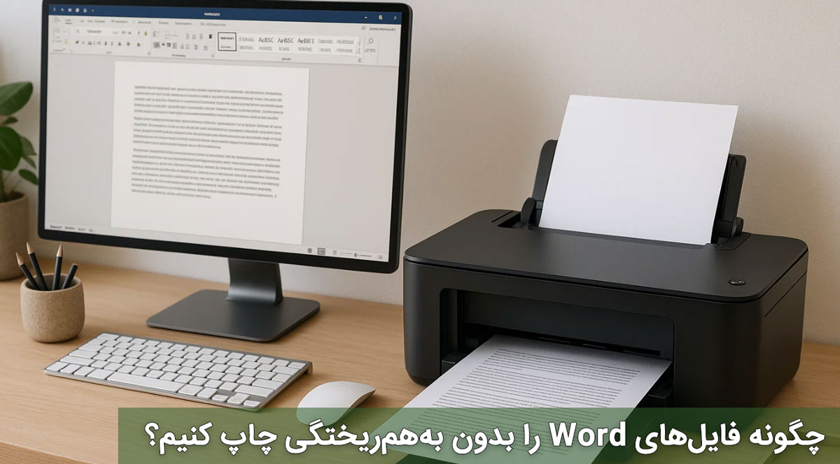 چگونه فایل‌های Word را بدون به‌هم‌ریختگی چاپ کنیم؟