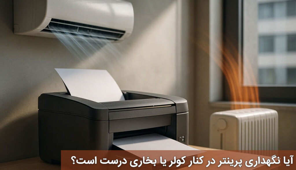 آیا نگهداری پرینتر در کنار کولر یا بخاری درست است؟