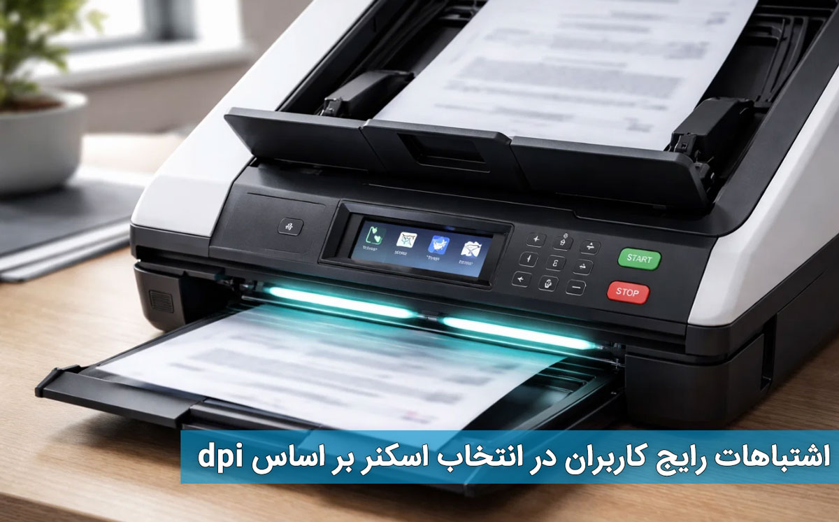 اشتباهات رایج کاربران در انتخاب اسکنر بر اساس dpi