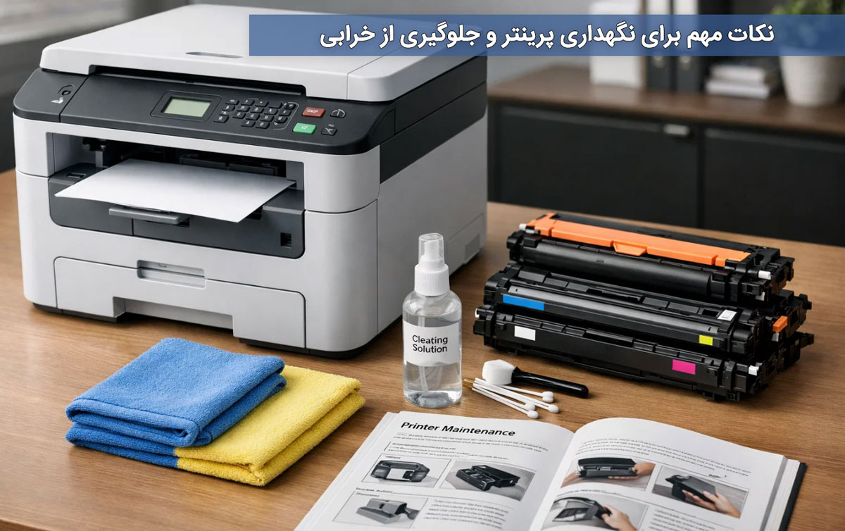 نکات مهم برای نگهداری پرینتر و جلوگیری از خرابی