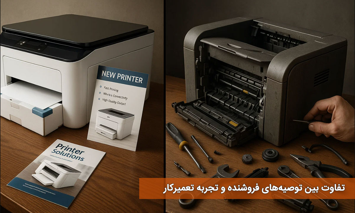 تفاوت بین توصیههای فروشنده و تجربه تعمیرکار