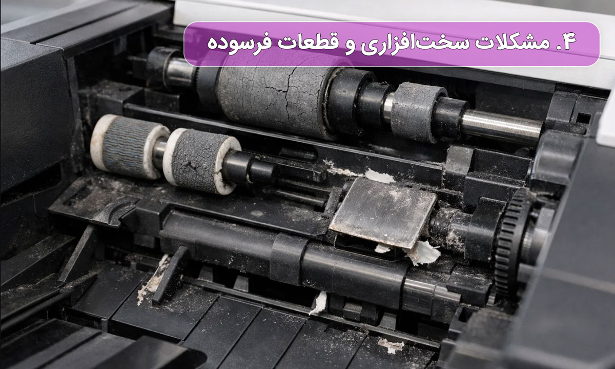 4. مشکلات سختافزاری و قطعات فرسوده