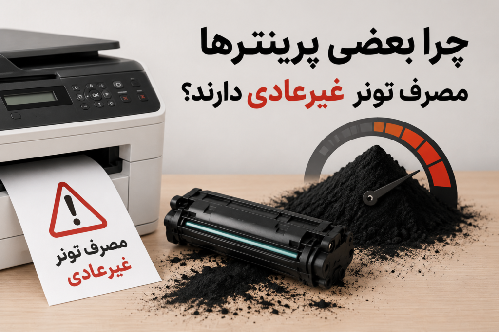 چرا بعضی پرینترها مصرف تونر غیرعادی دارند؟