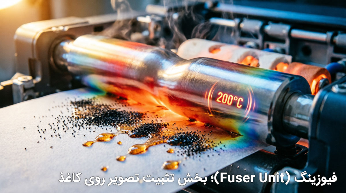 فیوزینگ (Fuser Unit)؛ بخش تثبیت تصویر روی کاغذ