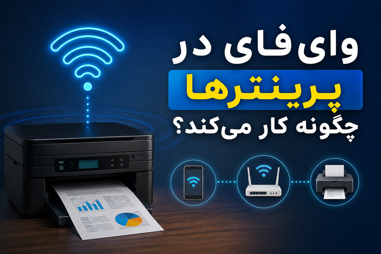 وای‌فای در پرینترها چگونه کار می‌کند؟