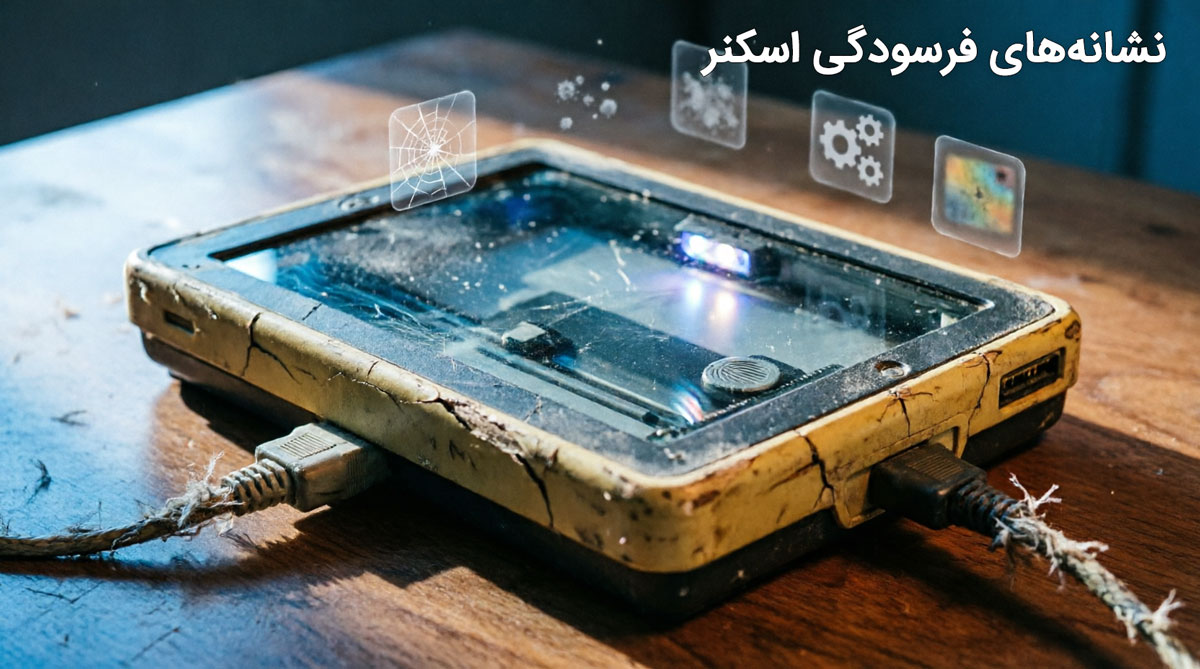 نشانه‌های فرسودگی اسکنر