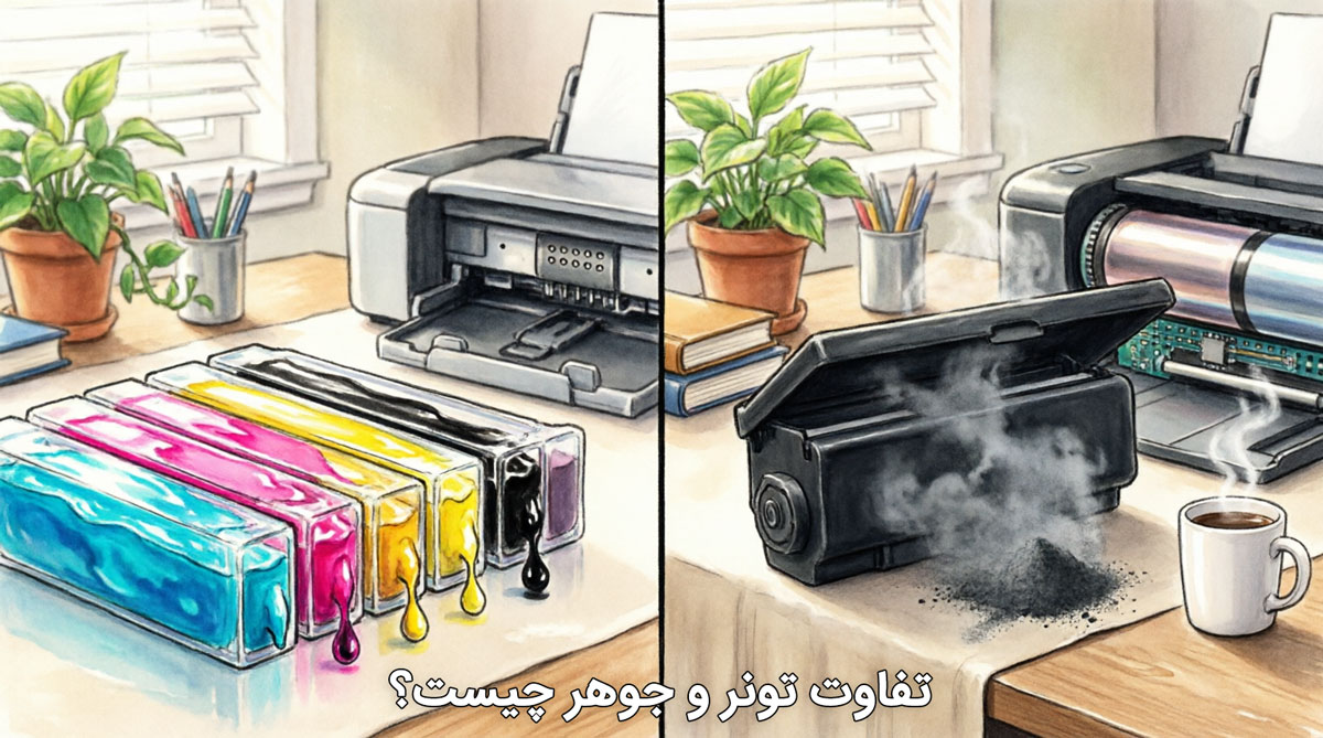تفاوت تونر و جوهر چیست؟
