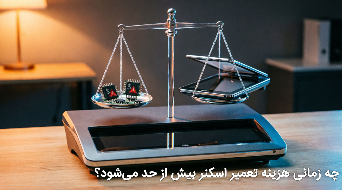 چه زمانی هزینه تعمیر اسکنر بیش از حد می‌شود؟