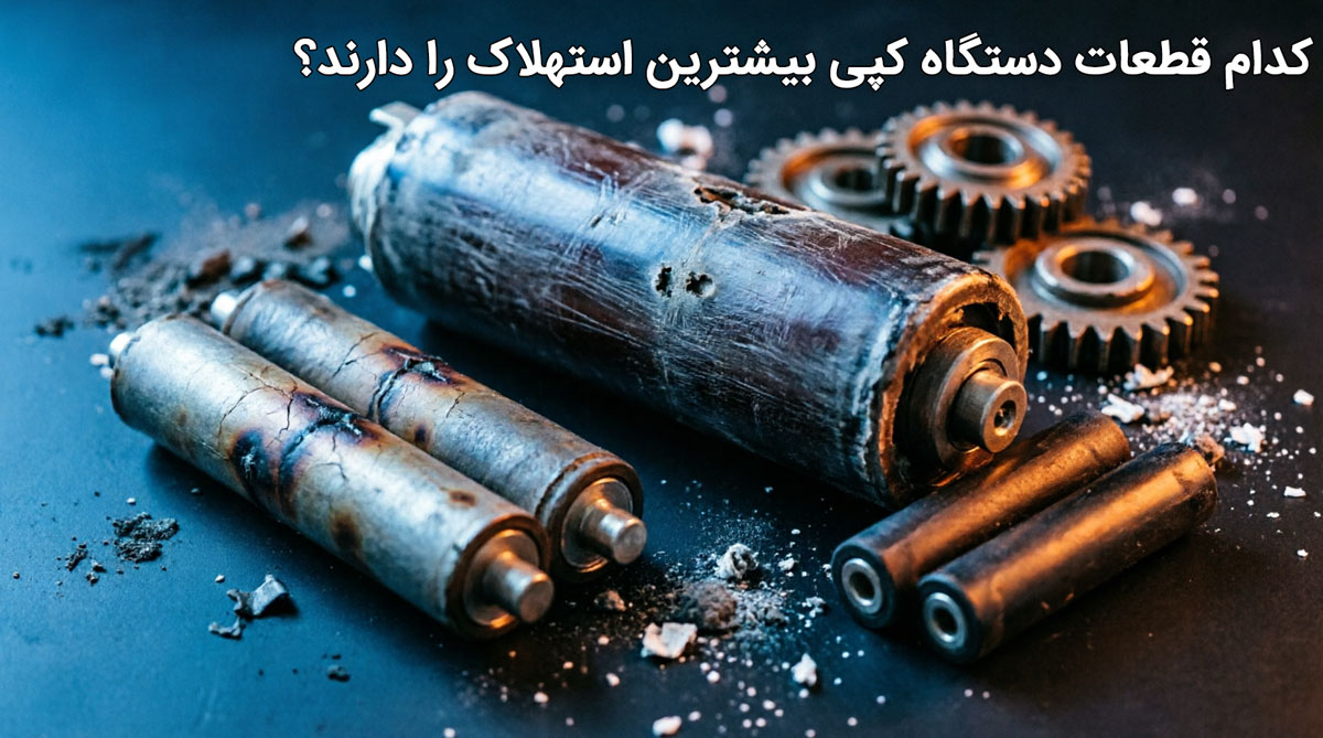 کدام قطعات دستگاه کپی بیشترین استهلاک را دارند؟