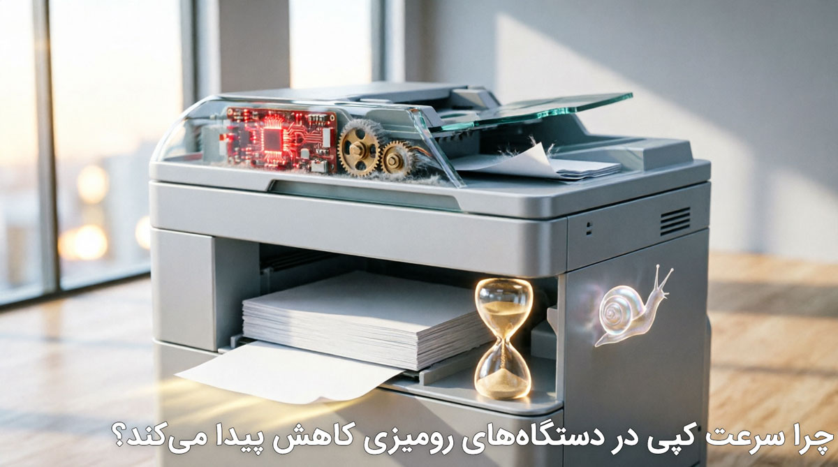 چرا سرعت کپی در دستگاه‌های رومیزی کاهش پیدا می‌کند؟