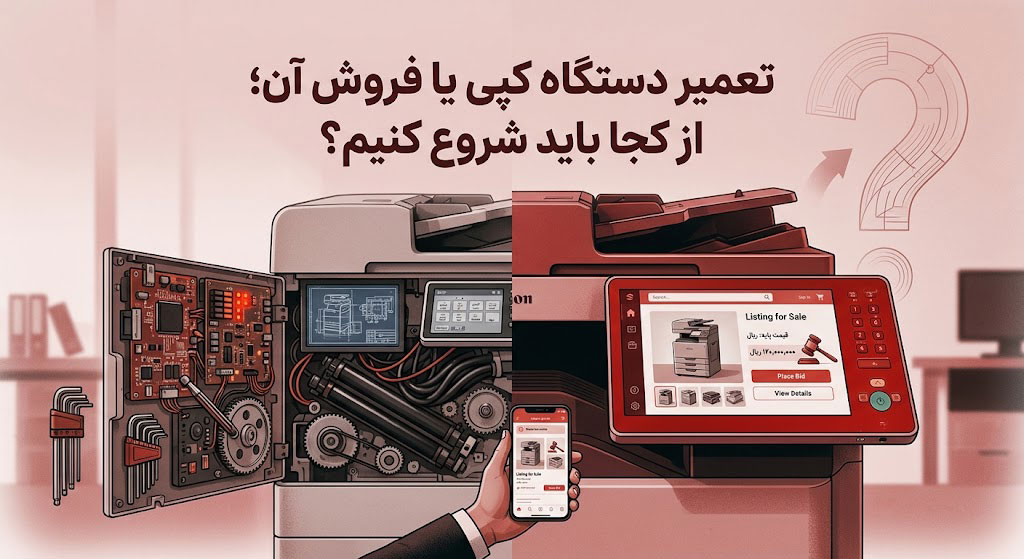 تعمیر دستگاه کپی یا فروش آن؛ از کجا باید شروع کنیم؟