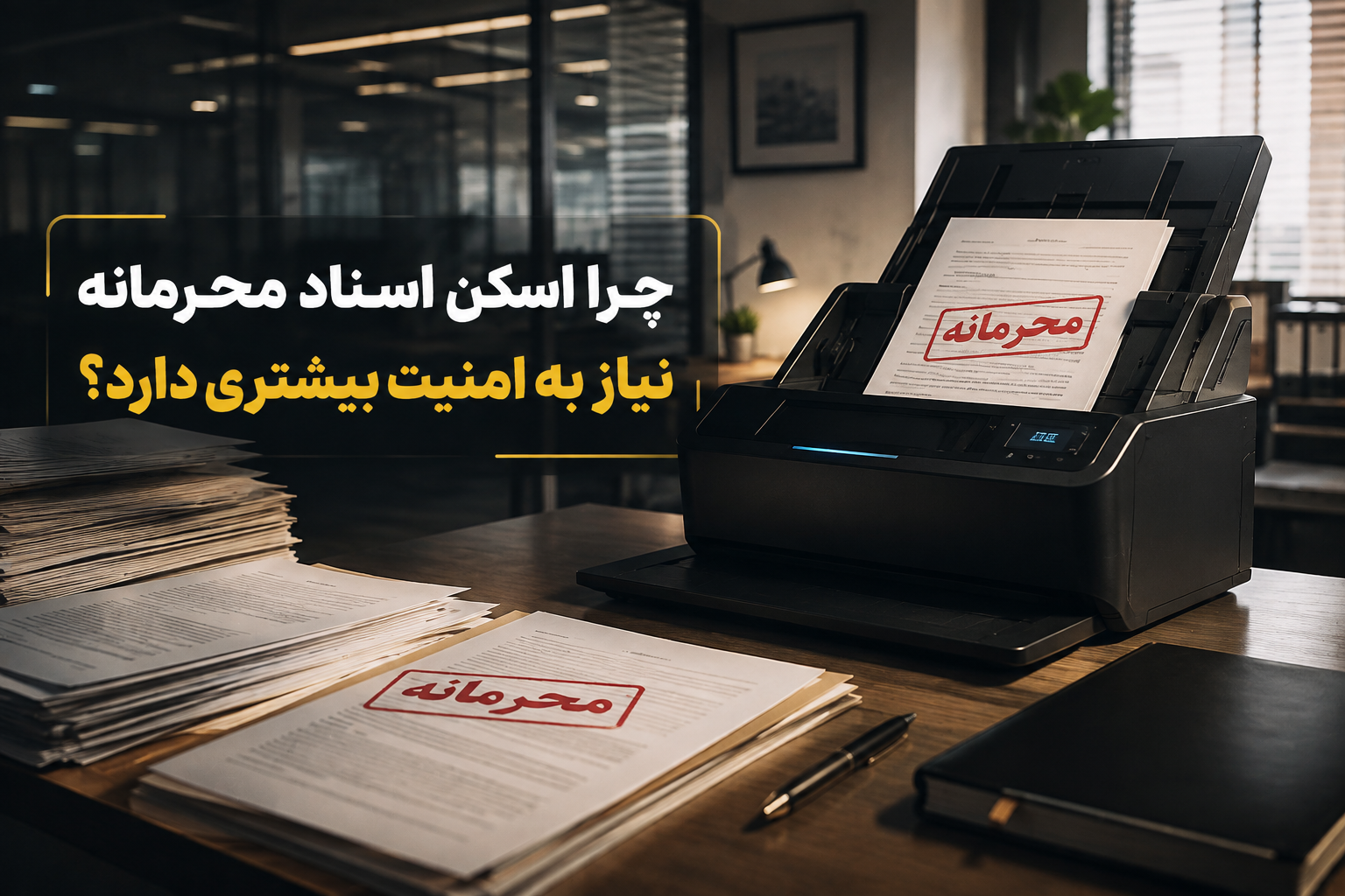 چرا اسکن اسناد محرمانه نیاز به امنیت بیشتری دارد؟