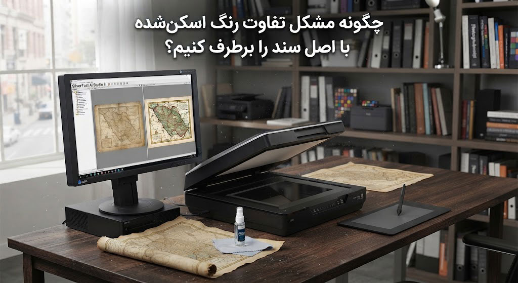 چگونه مشکل تفاوت رنگ اسکنشده با اصل سند را برطرف کنیم؟