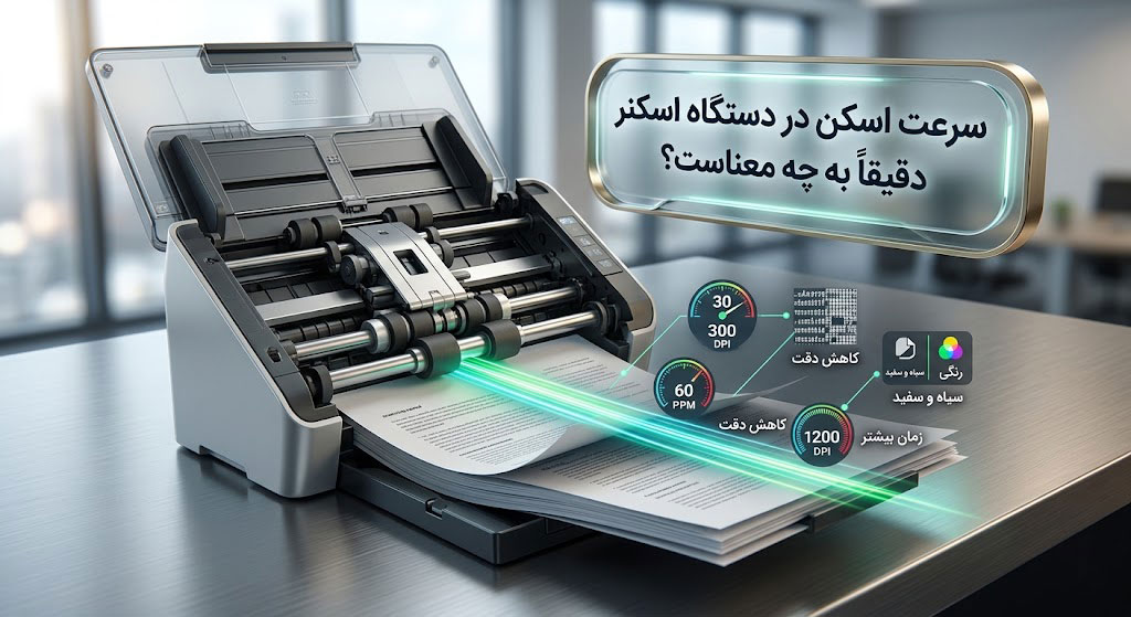 سرعت اسکن در دستگاه اسکنر دقیقاً به چه معناست؟