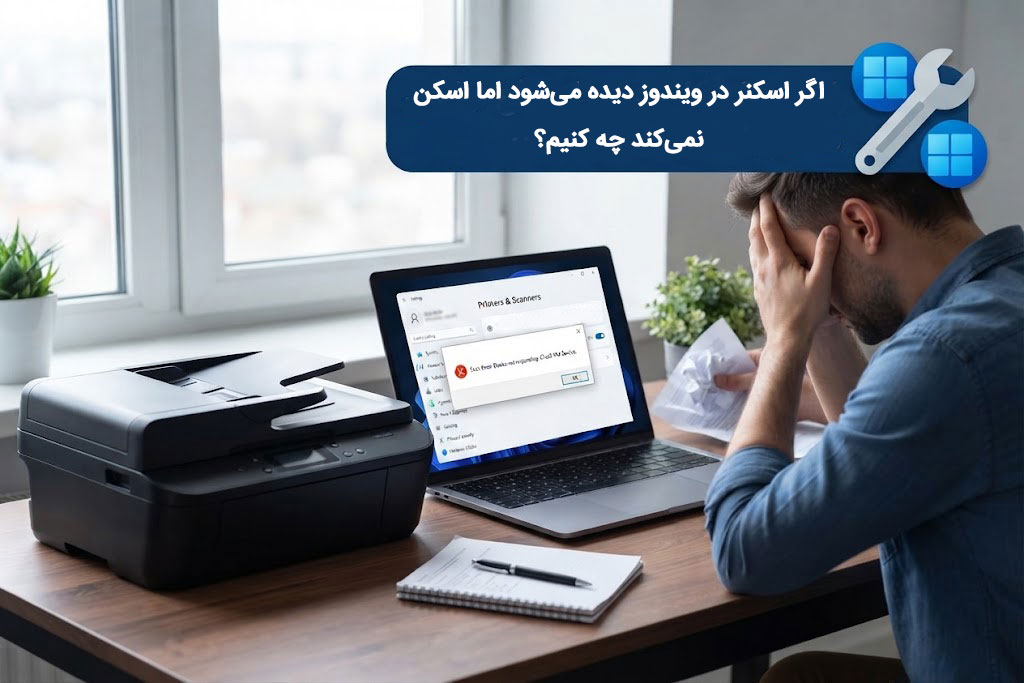 اگر اسکنر در ویندوز دیده میشود اما اسکن نمیکند چه کنیم؟