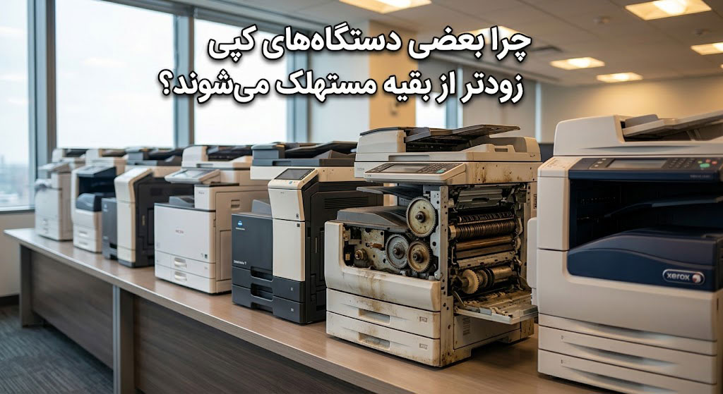 چرا بعضی دستگاه‌های کپی زودتر از بقیه مستهلک می‌شوند؟